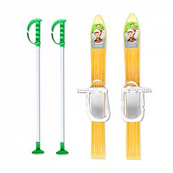 Baby Ski 60 cm - detské plastové lyže - žlté