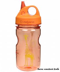 Fľaša NALGENE Kids Grip'n Gulp 0,350 l - oranžová žirafa