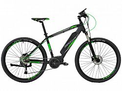 Horský elektrobicykel MAXBIKE E-Malawi 29 čierno-zelený - veľkosť rámu 21 