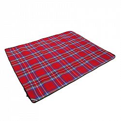 Piknik deka KING CAMP 175 x 135 cm - červená