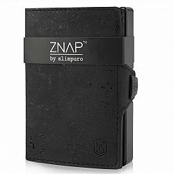 Slimpuro ZNAP, tenká peňaženka, 12 kariet, priečinok na mince, 8,9 × 1,8 × 6,3 cm (Š × V × H), RFID ochrana