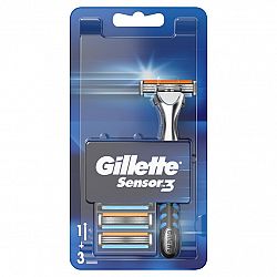 Gillette Sensor3 + 3 ks hlavic
