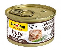 Gimdog Pure Delight kuře s hovězím 85 g
