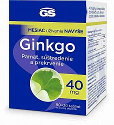 GS Ginkgo 40 mg tbl. 90+30