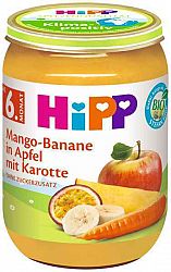 Hipp Bio jablko s banánom mangom a mrkvou detský príkrm 190 g
