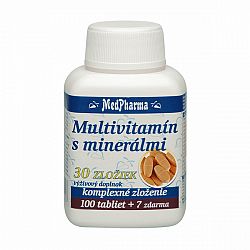 MedPharma Multivitamín s minerály 30 složek 107 tabliet