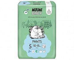 Muumi Baby Pants 5 Maxi+ 10-15 kg, nohavičkové eko plienky 38 ks