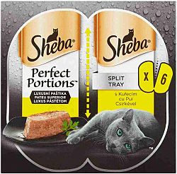 Sheba Perfect Portions kuracie 3 x 75 g